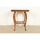 Antique Victorian Carved Oak Parlor Table Or Side Table  Circa 1900