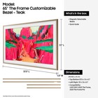 Samsung 65  The Frame Customizable Bezel Modern Teak