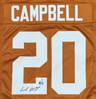 Earl Campbell Signed Autographed Custom Orange White Jersey Jsa Authentication