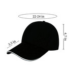 Mens Womens Plain Baseball Cotton Cap Adjustable Peak Sport Summer Golf Caps