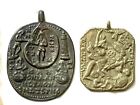 2  Vintage Evil Spirit Protection  Anting Amulet Medal