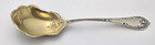 Towle Rustic Sterling Silver 5 7 8  Shell Sugar Spoon W  Gold Wash Bowl No Mono