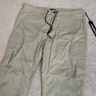 Karl Lagerfeld Beige Cargo Pants With Drawstring Mens Size 38x29 1 2 New