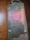 Rare 80lb Antique Brass Chatillons Improved Spring Balance Ny Hanging Scale