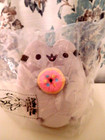 Nip Gund Pusheen Gray Soft Plush Stuffed Cat With Donut 9 5  Age 1  Sealed Bag 