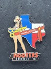 Hooters Humble Tx  Sexy Brunette With Grand Opening Scissors 2004 Pin