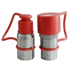 1 2  Npt Skid Steer Hydraulic Couplers couplings  Bobcat Flat Face Quick Connect