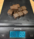 Catalin Brown 10 Cubes Brown 18 88mm By Bakelite Vintage 88g