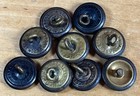 Wwi Ww2 Us Army Military Buttons       Lot Of 9 Scovill Horstman Jr Caunt
