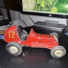 Vintage Ray Cox Thimble Drome Champion Red Black Control Line Tether Car Model 