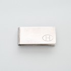 Herm  s  eclipse  Money Clip     Sterling Silver 925 Punched H Logo Made In France