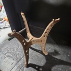 Antique Cast Iron Adjustable Industrial Water Heater Tank Stand Base Plant Table