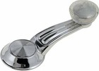 2 New Manual Window Crank Handles Chrome Clear Knob For 67-81 Camaro Firebird