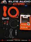 Elite Audio Ea-kit4pro 4 Gauge Ofc Amplifier Wiring Kit Amp Install Complete Kit