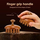 Wooden Scalp Massage Comb Sandalwood Gua Sha Body Massage Brush Tool Relaxation