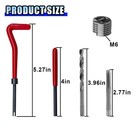 M6 X 1 0 Thread Repair Insert Kit 30 Pcs Stainless Steel Helicoil Set Auto Repai