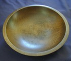Vintage Rustic Woodcroftery Hand Turned Hardwood Wooden Bowl Made In Usa 9 x2 2 