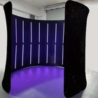 8ft Diameter Round 28led 360 Photo Booth Enclosure Backdrop Photo Booth Tent