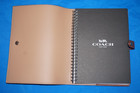 New Coach Notebook In Signature Coach Logo Classic Brown      