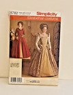 Simplicity 3782 Elizabethan Costume Size Rr  14-20 Uncut Renaissance Medieval
