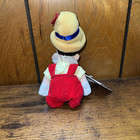 The Disney Store Mini Bean Bag 8  Pinocchio The Boy Bean Plush Toy Retired Nwt
