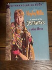 1962 Walt Disney Hayley Mills Coloring Book Search Castaways Jules Verne Whitman