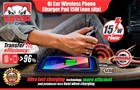 Car Wireless Phone Charger Pad Fast Charge Mat 15w For Iphone Samsung Universal
