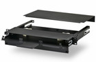 Fiber Optic 1ru Rack Mount Patch Panel  enclosure  Holds 3 Lgx Adapter Plates