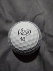 New Vice 18 Green Mile  Golf Ball - White black  1 Ball