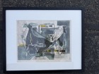 Sigismond Kolos-vari 1952 Limited Edition Etching By Hungarian Artist Signed