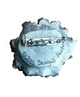 Rare Seagull Pewter Layered Cabbage Plant Brooch pin  - 2006 - Free Shipping
