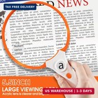 Large Magnifying Glass With Light  Magnifier Handheld Illuminated Lighted Magnif