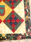 Christmas Quilt Wall Hanging Winter Appliqu   Cottage Core 36  Square Mittens