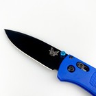 Benchmade 535-custom Bugout Knife Blue Grivory Handle S30v Folding Knife