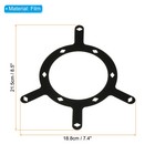 6pcs Billiard Pendulum Sticker Billiard Magic Rack Kick Off Pool Sticker