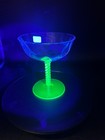  600 Uranium Glass Champagne Glass