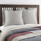 Vhc Brands Farmhouse Euro Seersucker Blue Ticking Stripe Sham Bedroom Decor