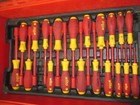 Wiha Insulated Master Electricians Tool Set 55pc Case Handle Dose Not Collapse