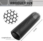40x13  Car Grill Mesh For Bumper cuttable Metal Mesh Grill With 6mm Honeycomb Me