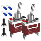 Toggle Switch 12v 30a Heavy Duty On off 2pin Spst Waterproof Toggle Switch 2pack