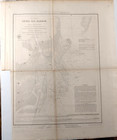 Little Egg Harbor Nj 1846 Survey Of Coast Map Original Rare 18x22 F r  Hassler