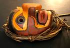 Haida-tlingit Tribal Cedar Mask Created By Artist Don Beads First Nations Art