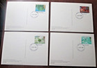 Gb Phq Cards 1985 -british Composers  Back - Fdi  Full Set Used Free Post Uk