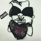 Hustler Women s Swimwear Bikini Top   Bottom  point Dume black petite no Returns