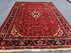 4 10x6 9 Ft Vintage Handknotted Caucasian Geometric Medallion Wool Rug