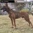 Tactical Dog Harness 6 Buckle No Pull Molle Vest Adjustable 3 4 Coverage