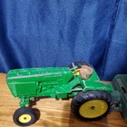 Vintage Ertl John Deere Tractor Farm Toy 1950 s Includes 3 Pieces Of Equipment 