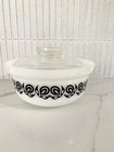 Rare Agee Pyrex Masquerade Half Tubby 