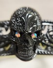 Halloween Skull Crown  Black Skull King Crown  Costume Headdress  Gothic Party