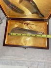 Vintage New Japanese Kushi Comb Set 4   pc Original Red Box